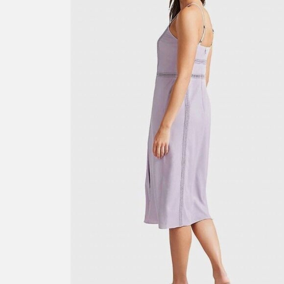 Ted Baker Camylie Dress Lavender Halter Midi Sundress Size 8 NWT - Picture 2 of 16